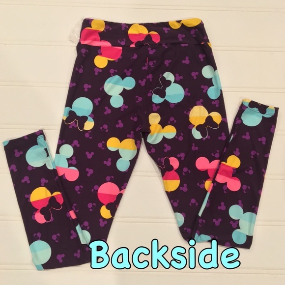 ❌SOLD❌LuLaRoe OS Vibrant Mickey Leggings (Disney) - Picture 3 of 3